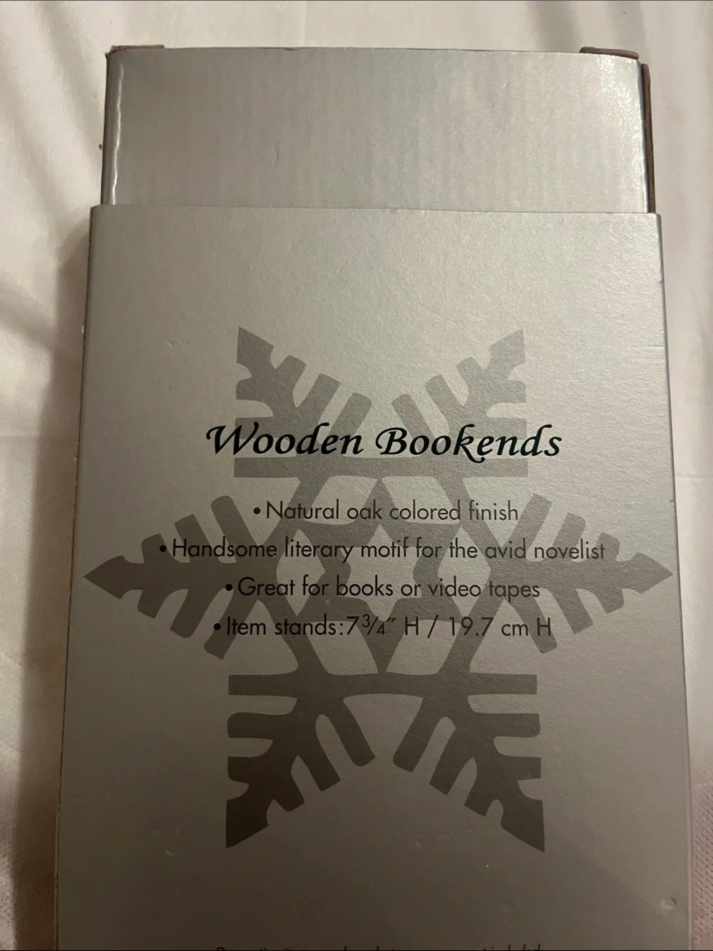 Wooden Bookends - Tan and Brown Decorative Home Accent